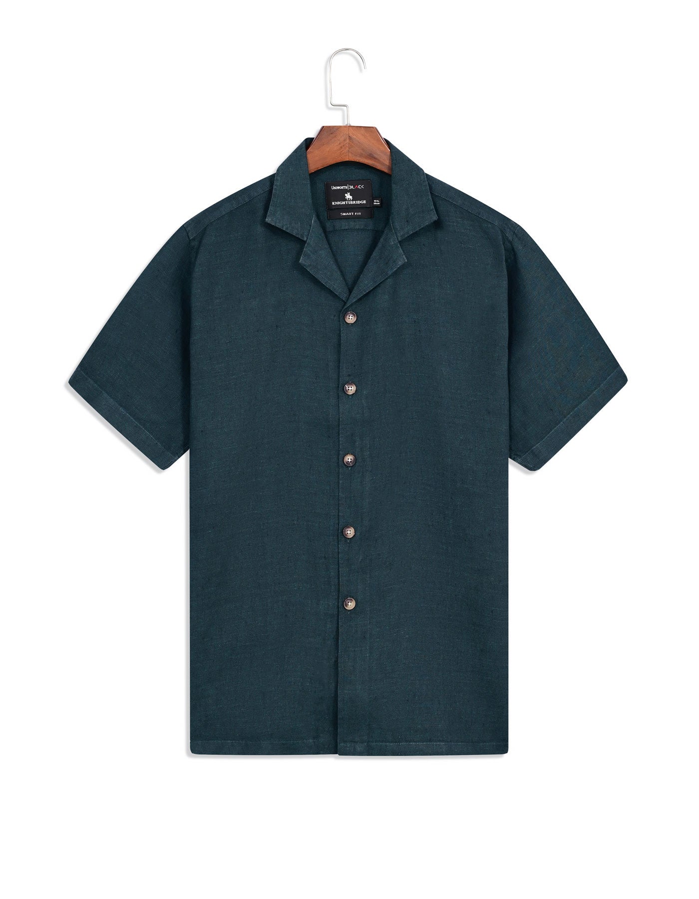 Plain Green Tailored Smart Fit Shirt FS2421SH-15