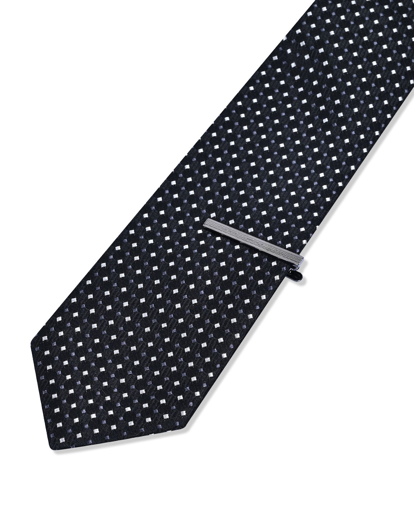 Black Texture Tie Pin