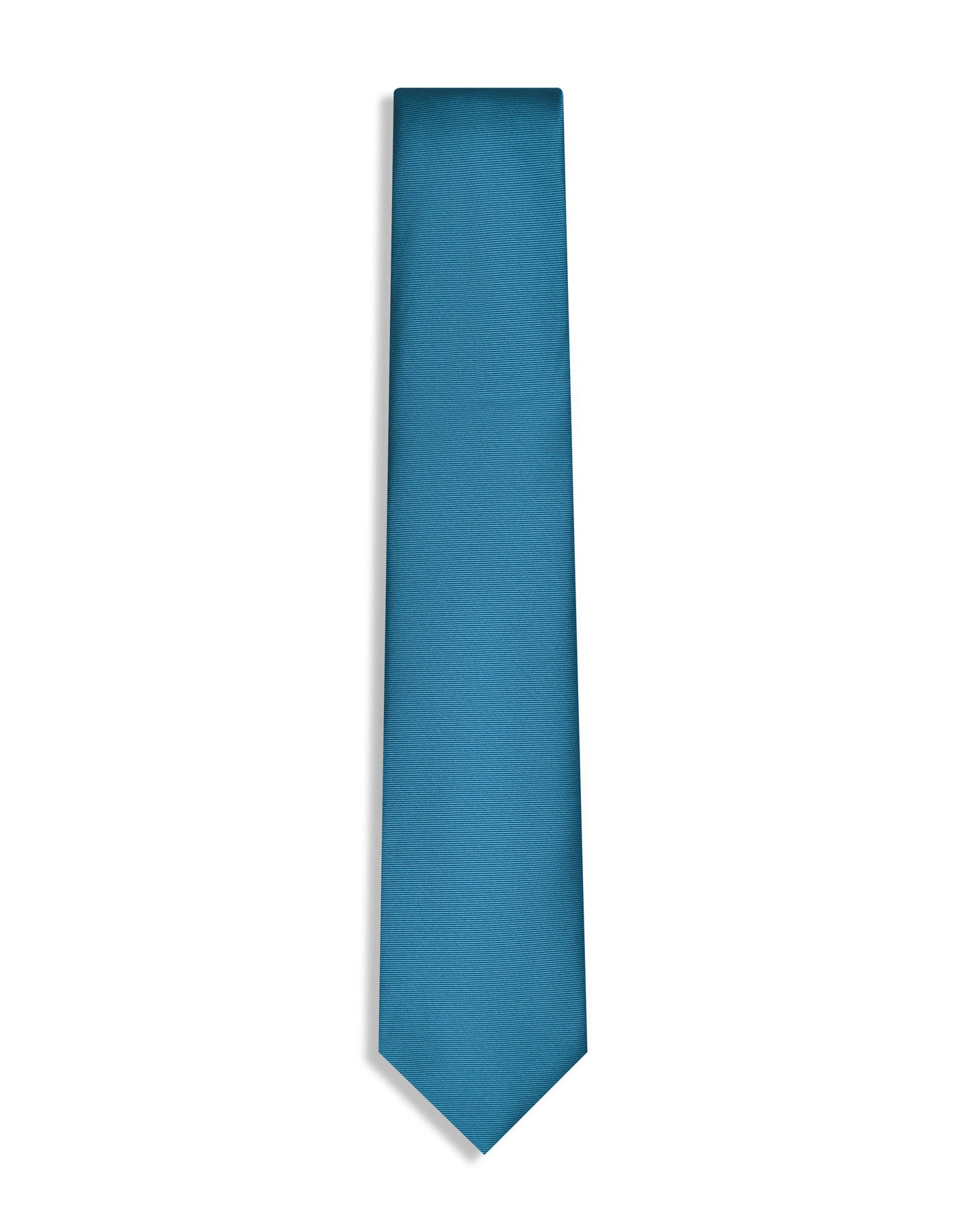 Teal Self Plain Tie