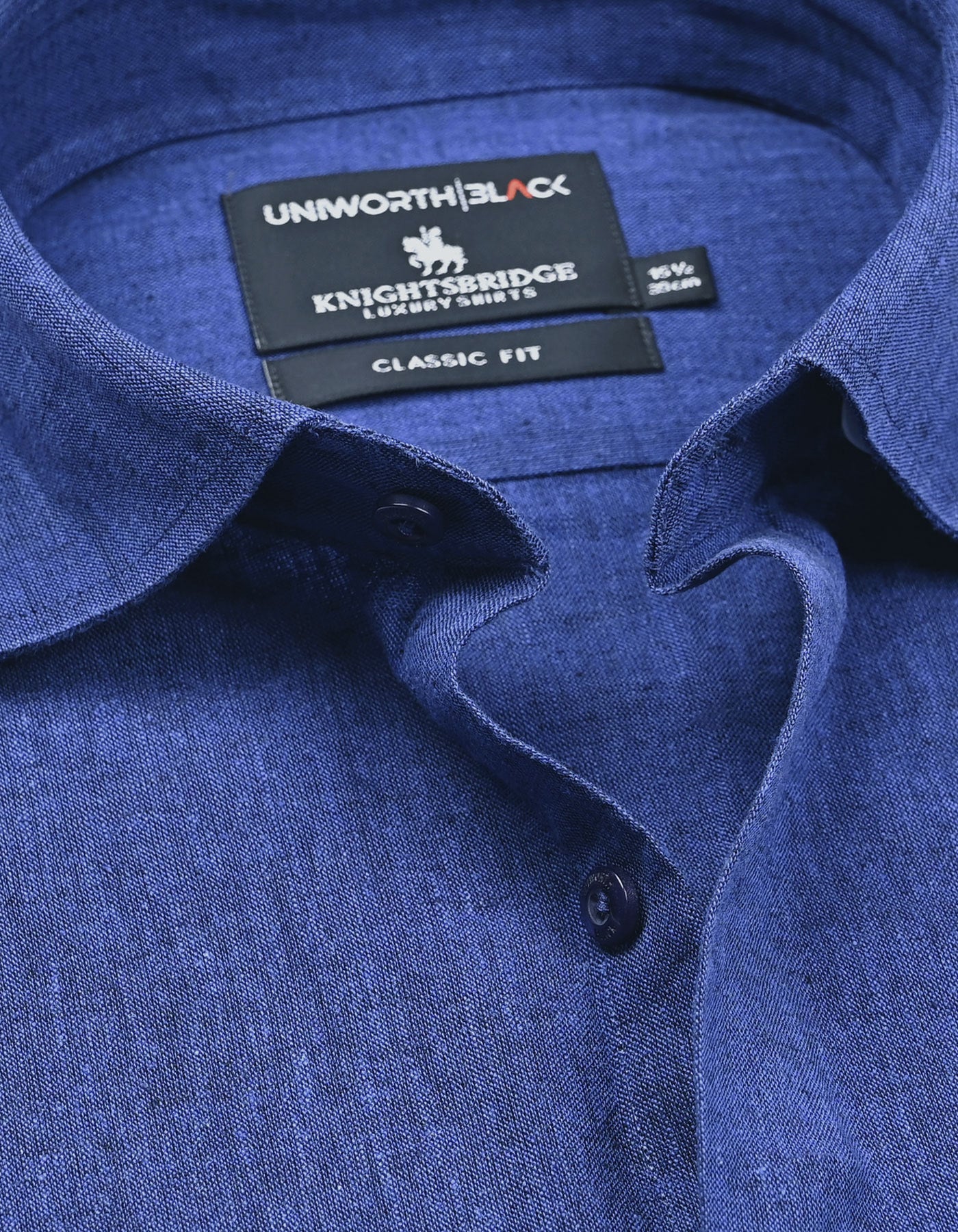 Plain Navy Classic Fit Shirt FS2408-3RF-15