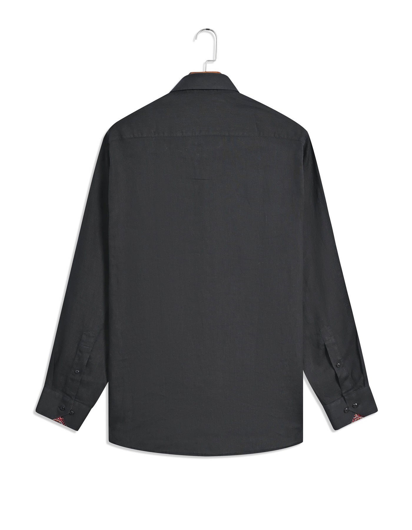 Plain Black Classic Fit Shirt FS2427-2RF-16
