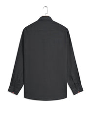 Plain Black Classic Fit Shirt FS2427-2RF-16