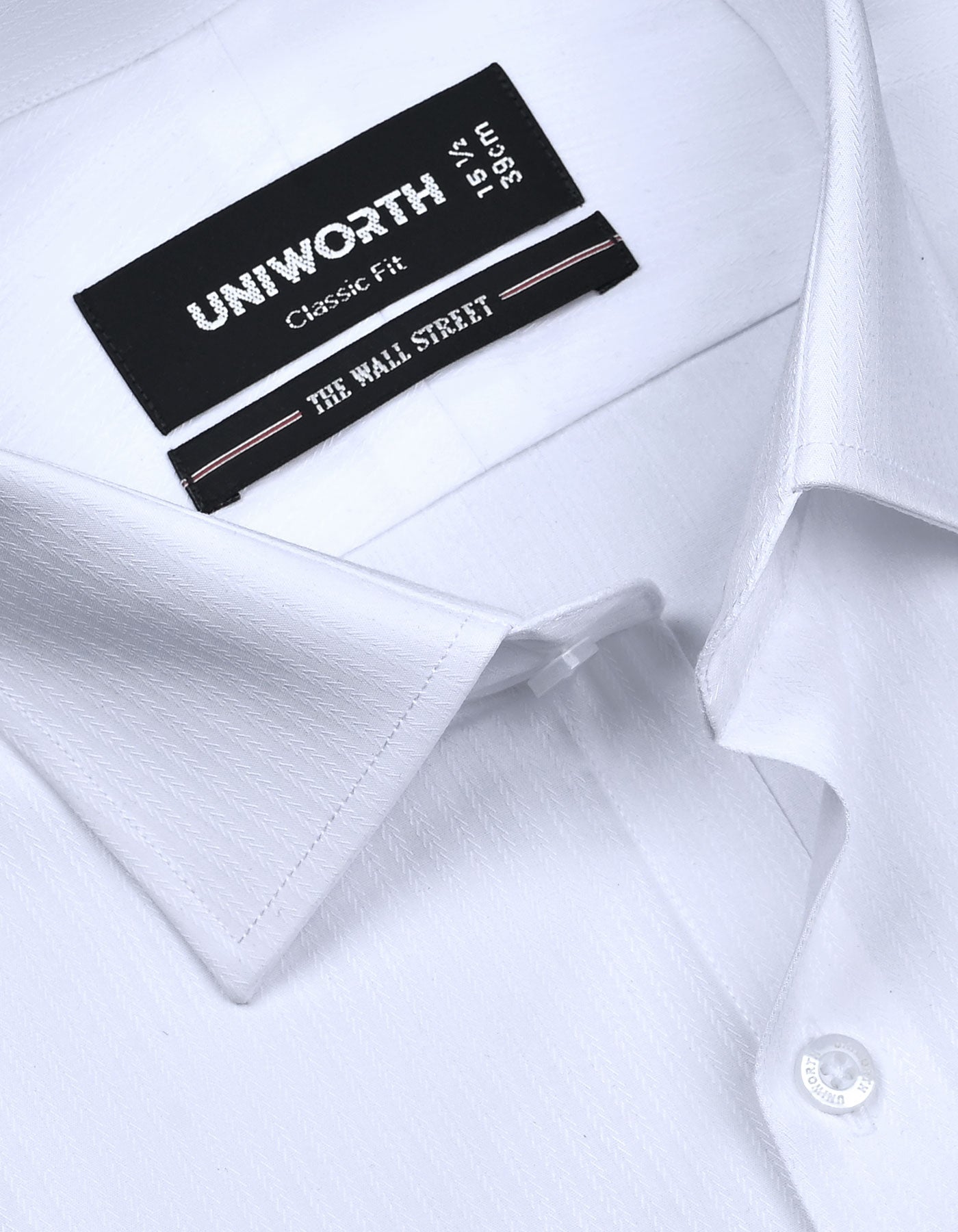 Self White Classic Fit Shirt FS20443RF-15