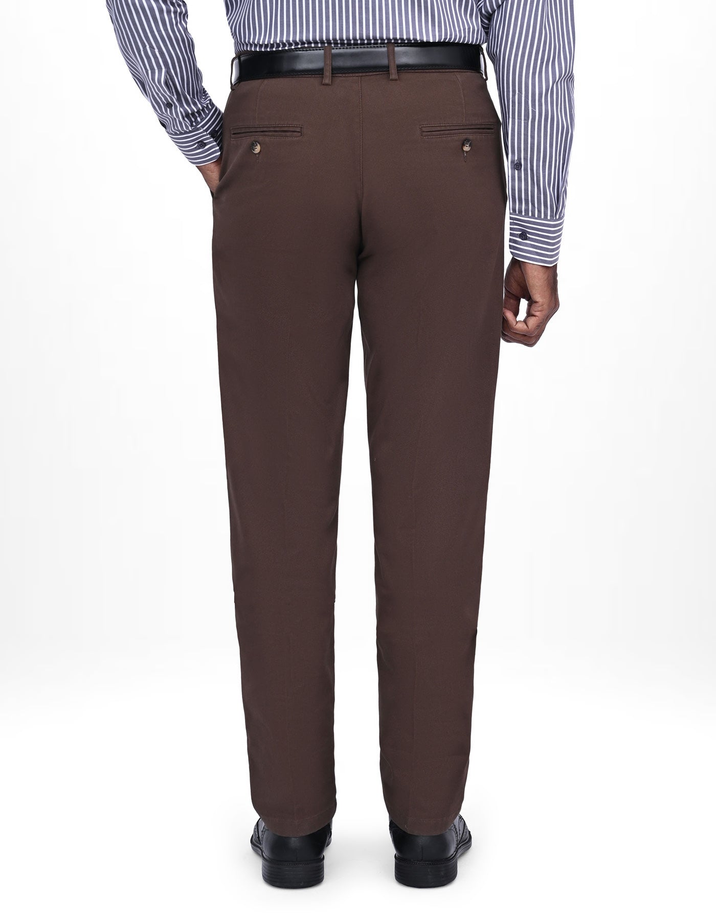 Chocolate Smart Fit Cotton Trouser FTC2530S-40