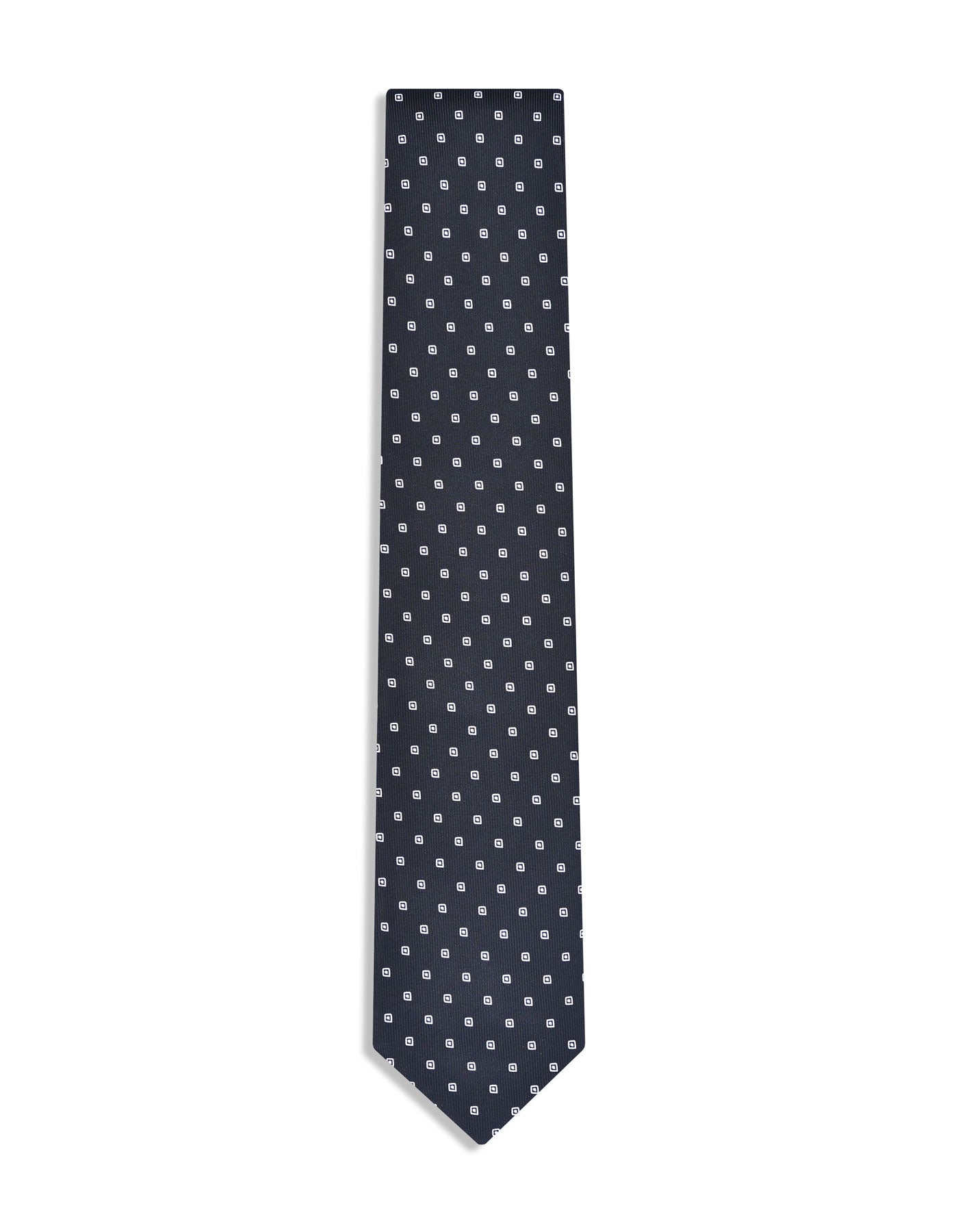 Black Geometric Tie