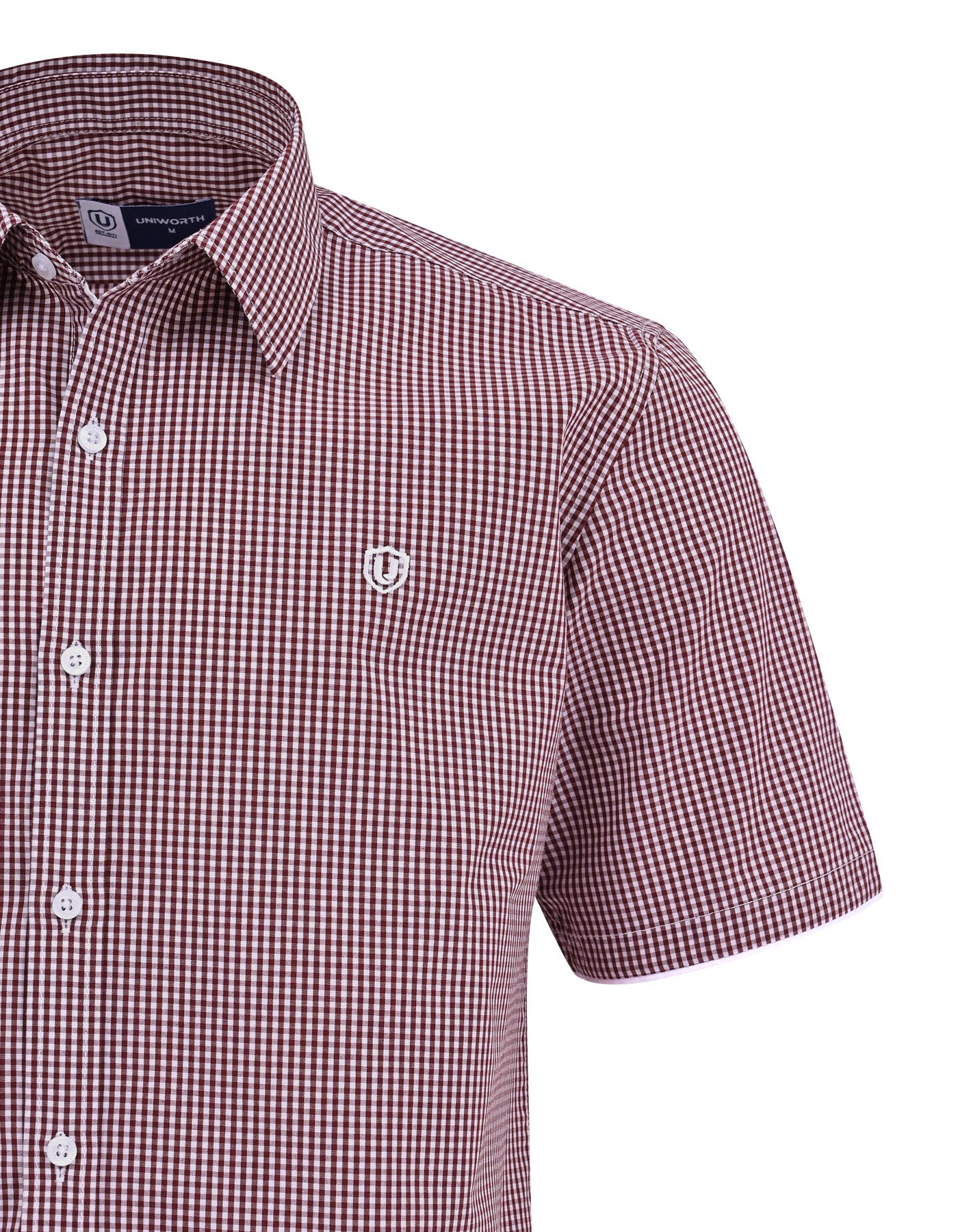 Casual Shirt Woven Red XL CSW2622 Uniworth CSW2622-XL