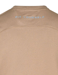 Camel Half Sleeves Gym Tee FGT2602-2-XL