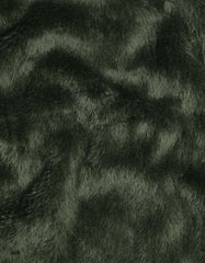 Olive Relax Fit Sherpa Pullover Hoodie