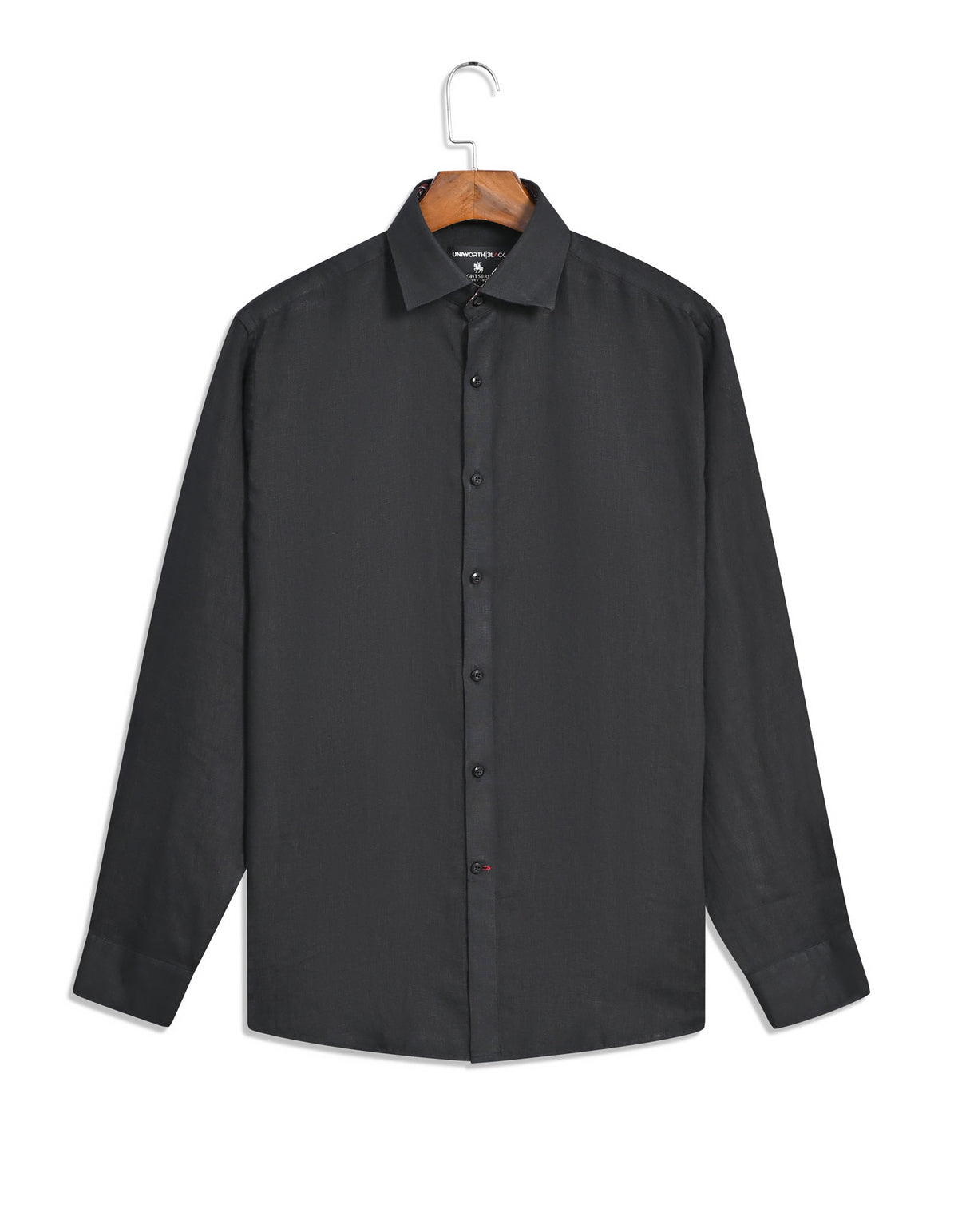 Plain Black Classic Fit Shirt FS2427-2RF-15.5