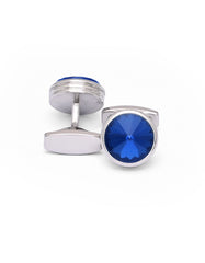 Blue Circle Cufflink