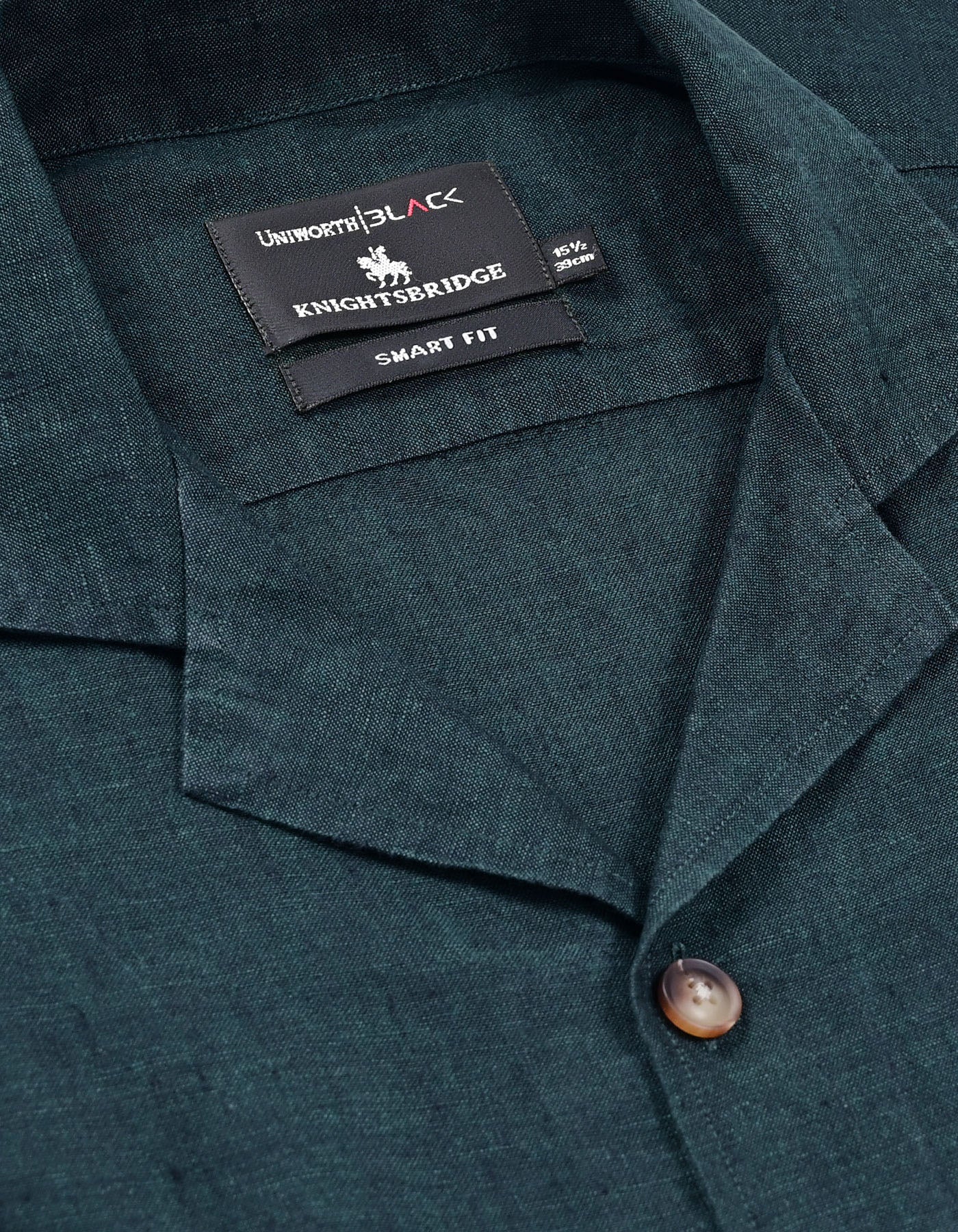 Plain Green Tailored Smart Fit Shirt FS2421SH-15.5