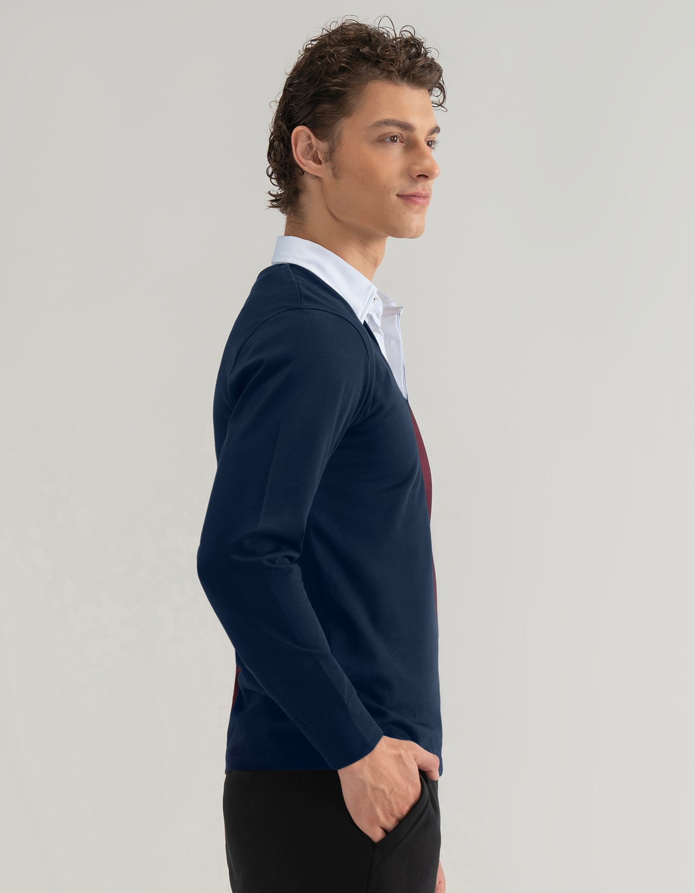 Plain Navy TP2493-L