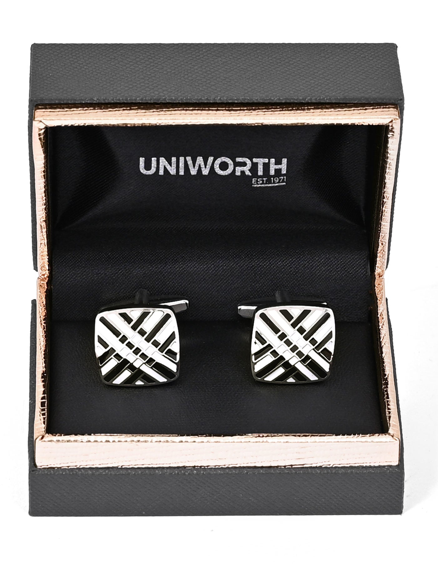 Black Square Cufflink