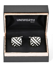 Black Square Cufflink