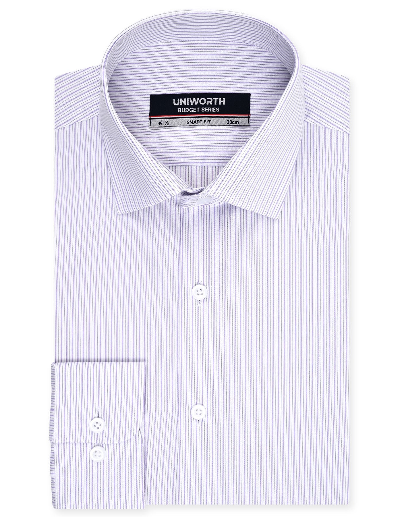 Stripe Purple Tailored Smart Fit Shirt FS2929-1SF-14.5
