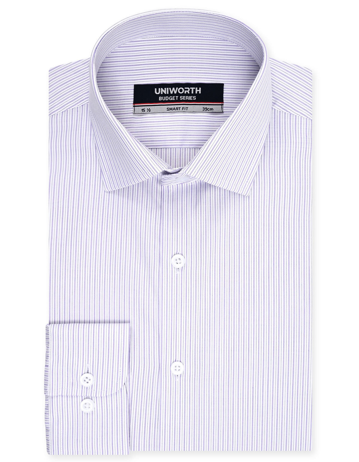 Stripe Purple Tailored Smart Fit Shirt FS2929-1SF-14.5