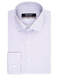 Stripe Purple Tailored Smart Fit Shirt FS2929-1SF-14.5