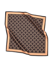 Chocolate Geometric Pocket Square