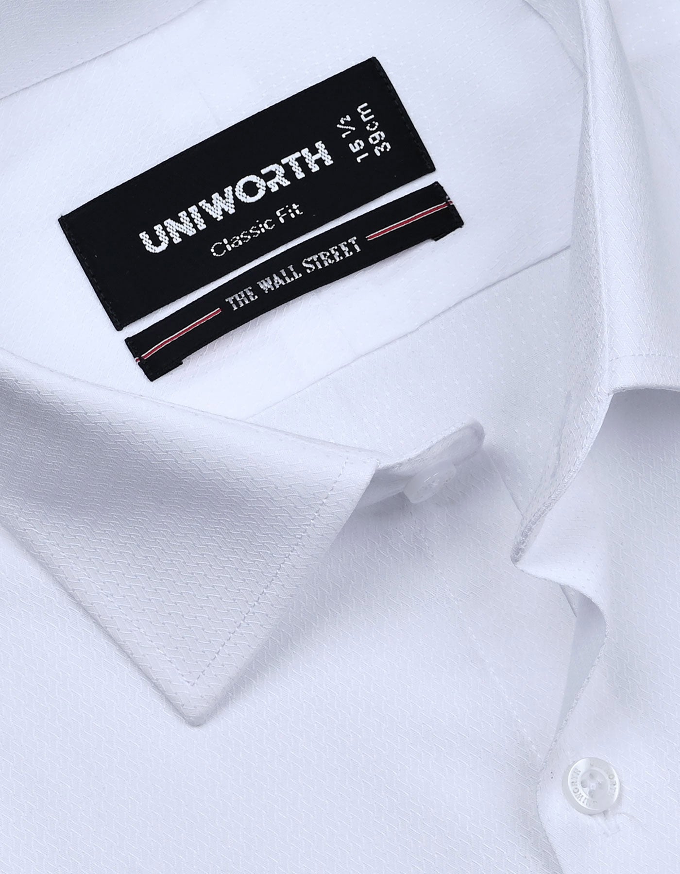 Self White Tailored Smart Fit Shirt FS20422SF-15