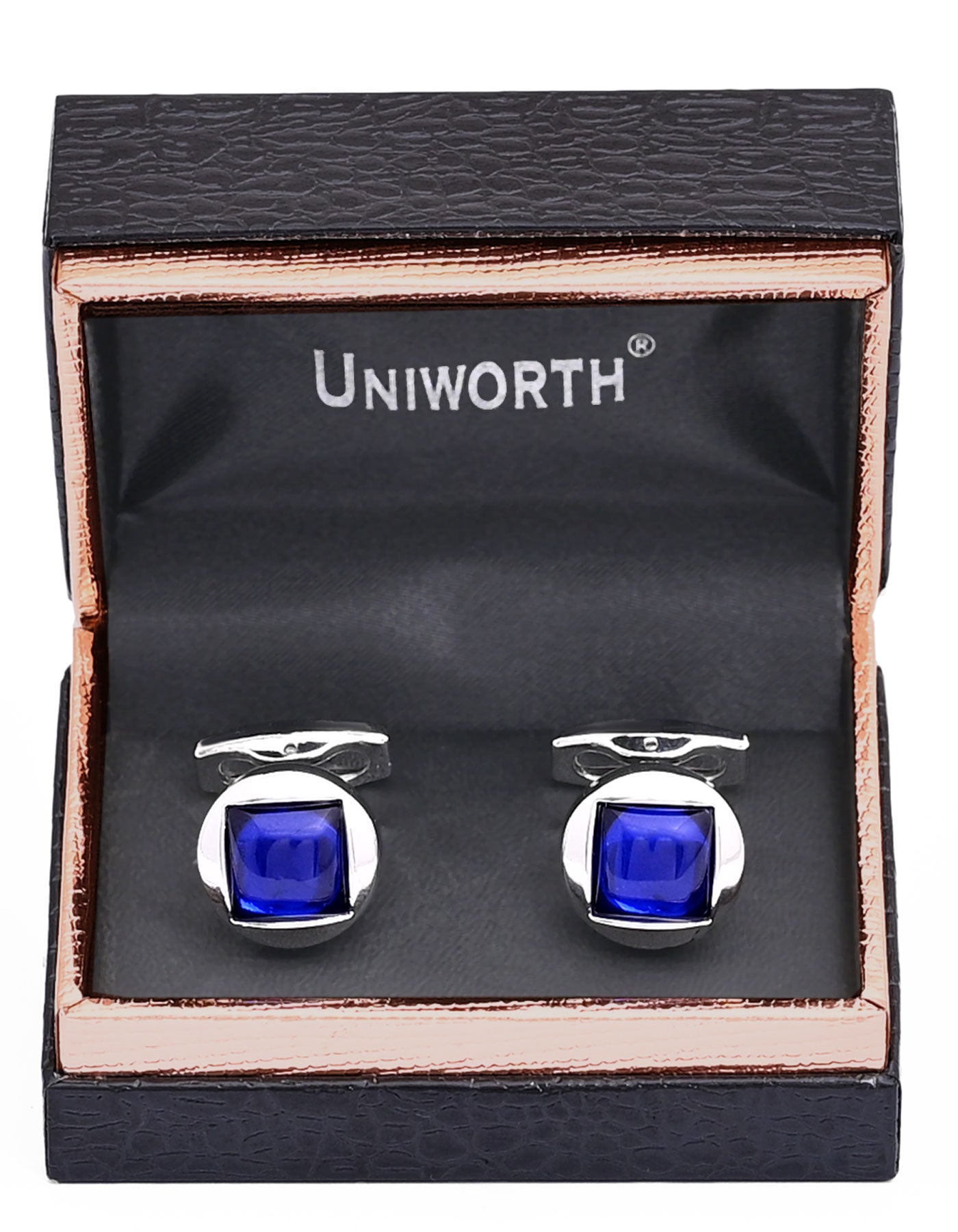 Blue Circle Cufflink