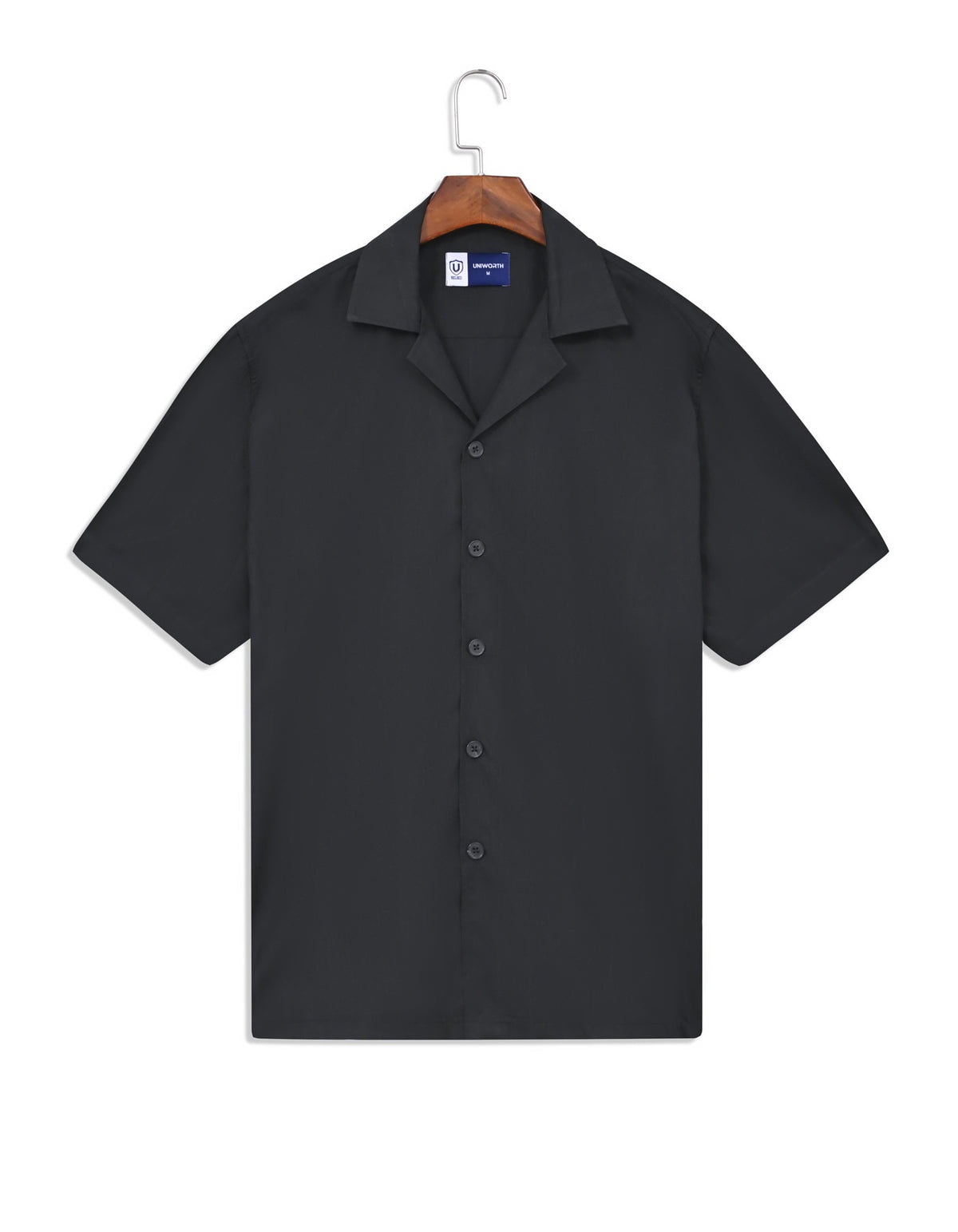 Casual Shirt Woven Black S CSW2601 Uniworth CSW2601-S