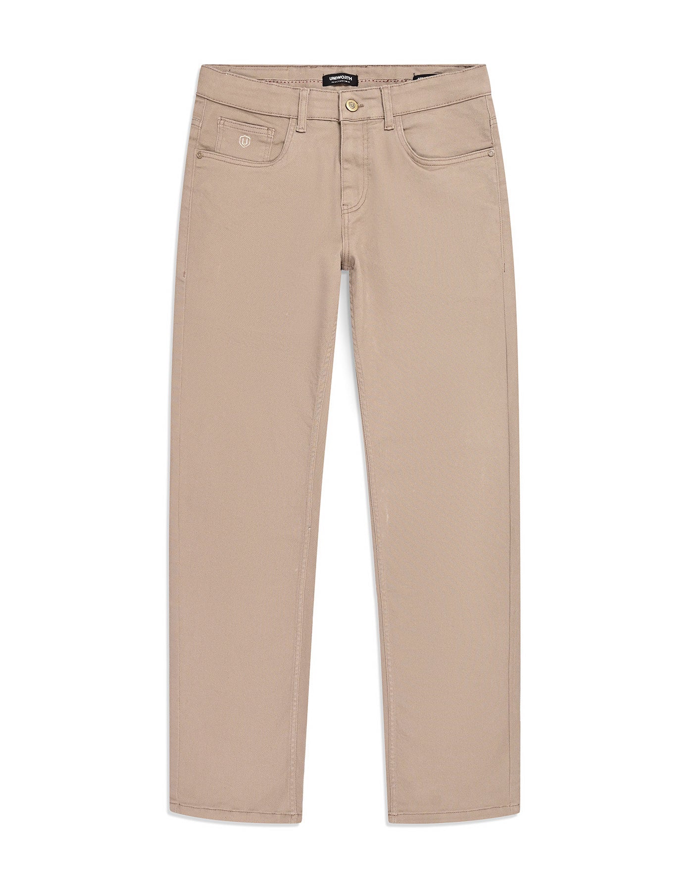 Khaki Straight Fit  Denim DM2624-34