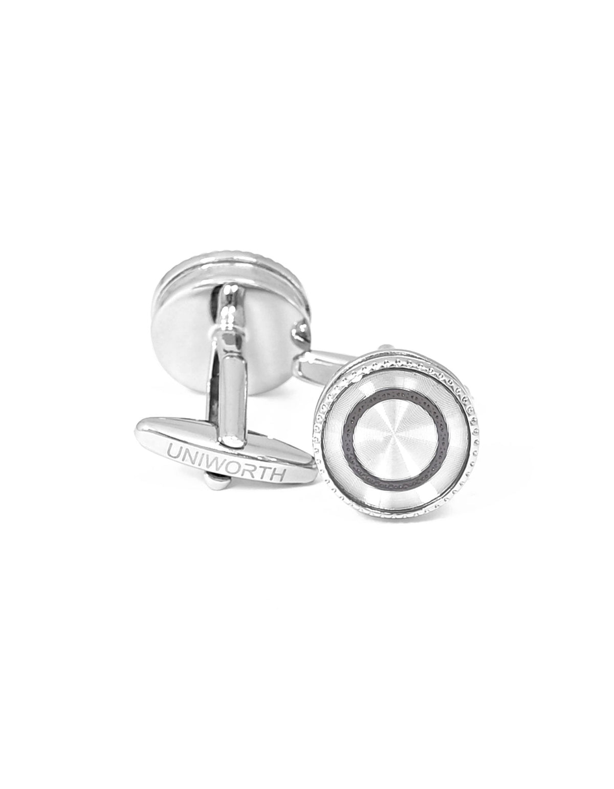 Silver Circle Cufflink