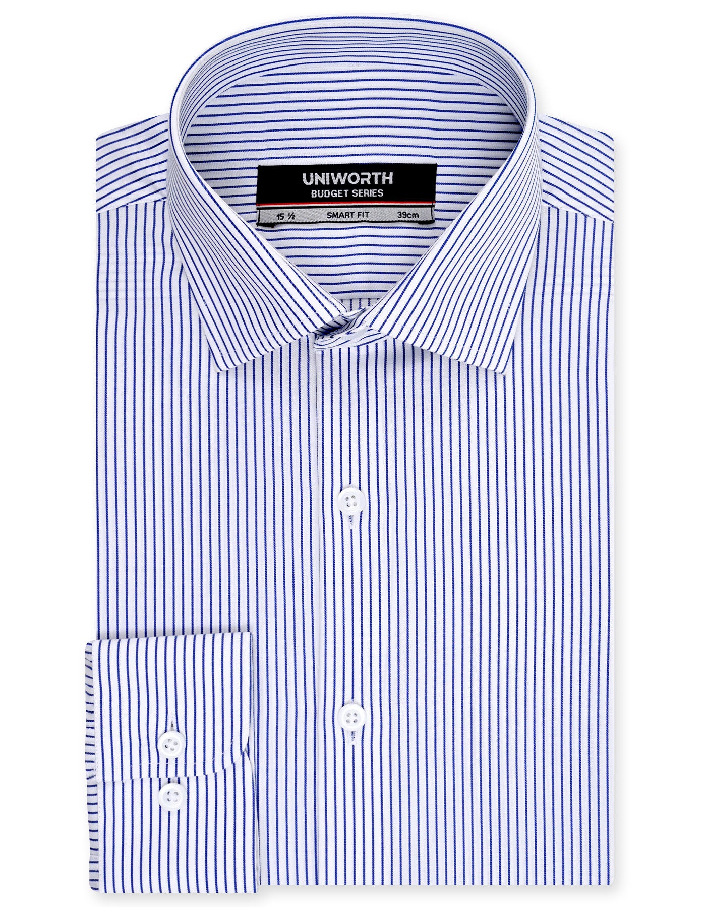 Stripe Royal Blue Tailored Smart Fit Shirt FS2934-1SF-14.5