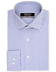 Stripe Royal Blue Tailored Smart Fit Shirt FS2934-1SF-14.5