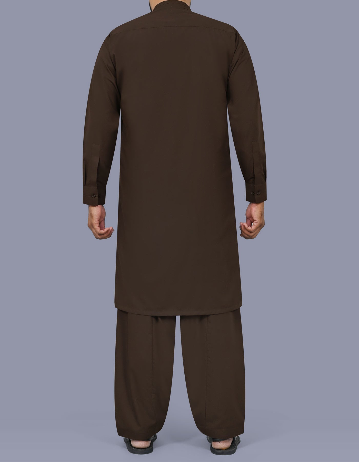 Chocolate Plain Kameez Shalwar KS26102S-L