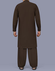 Chocolate Plain Kameez Shalwar KS26102S-L