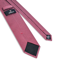 Maroon Geometric Tie