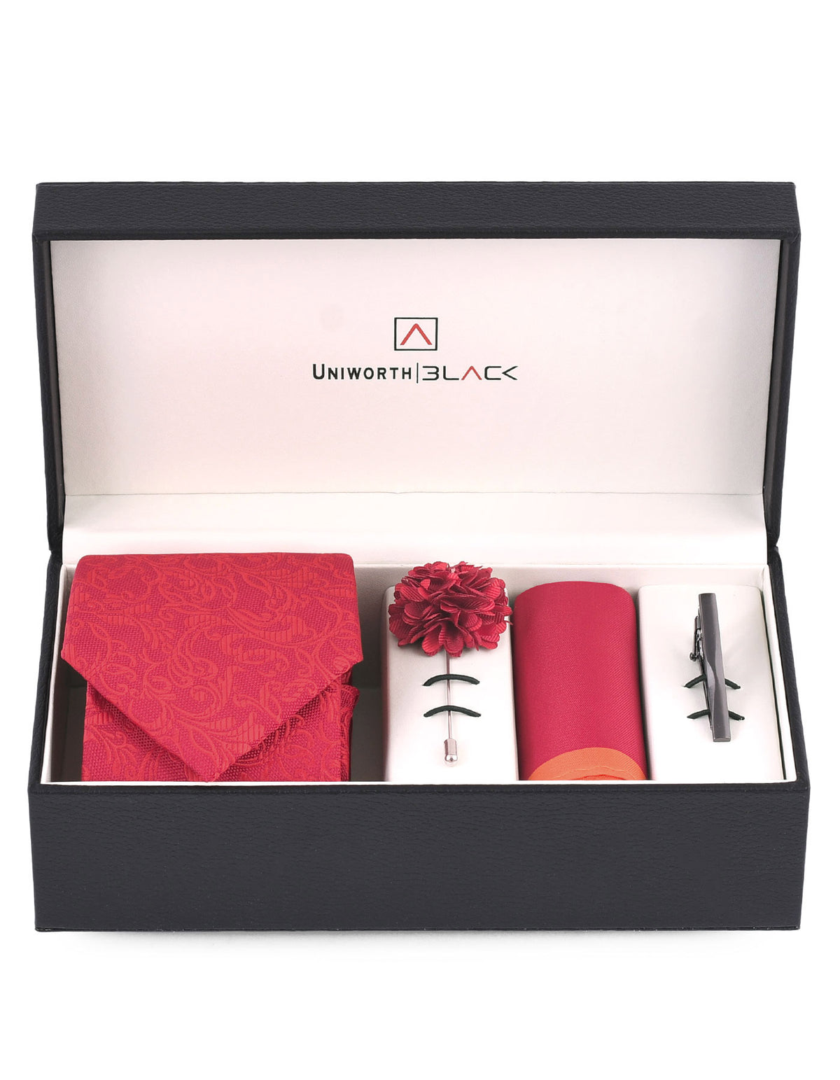 Red Paisley Men Accessories Box