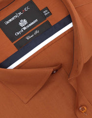Plain Rust Classic Fit Shirt FS2162RH-16