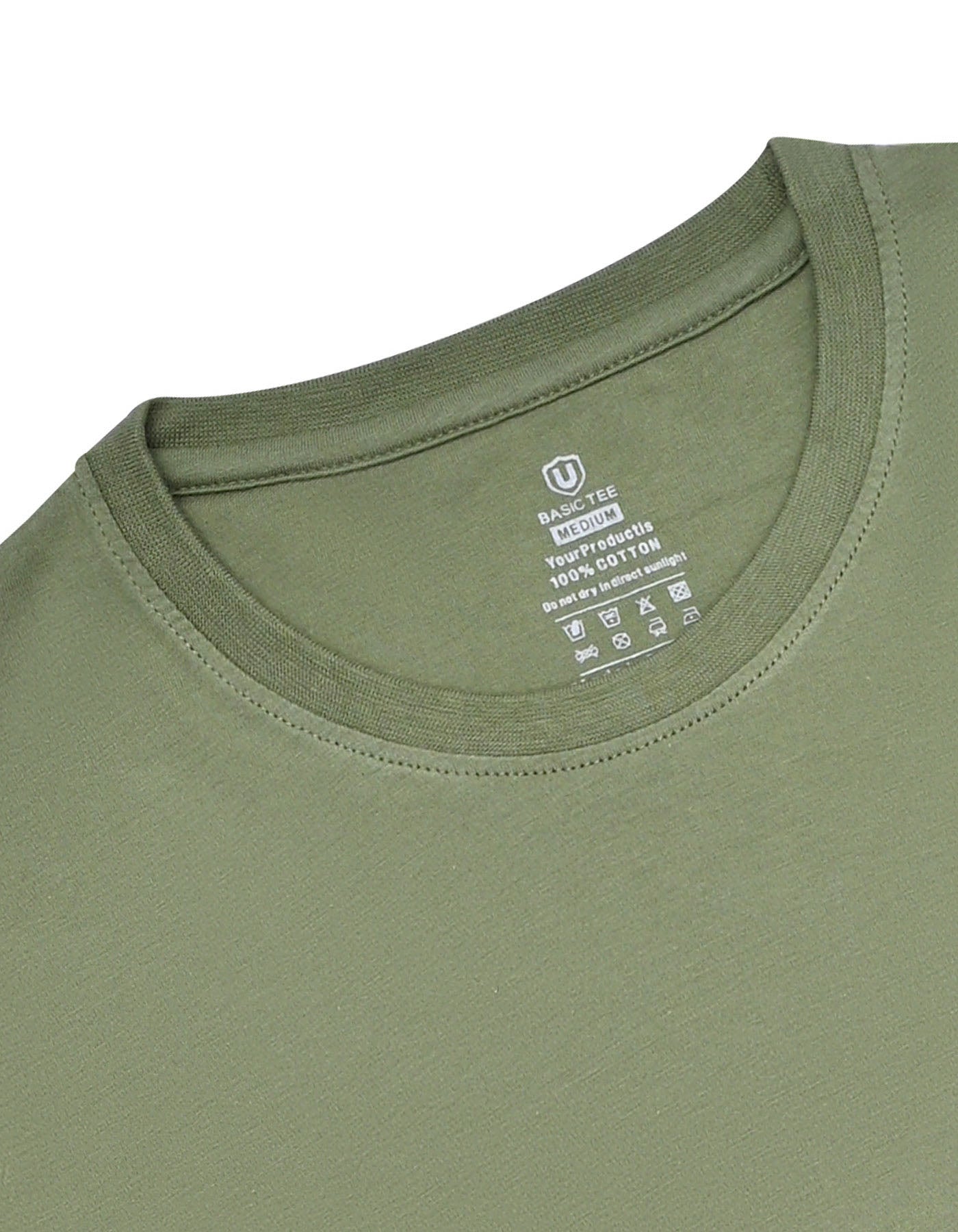 Plain Olive TEE2507-1-L
