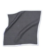 Black Dotted Pocket Square