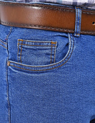 L Blue Straight Fit  Denim DM2601-36