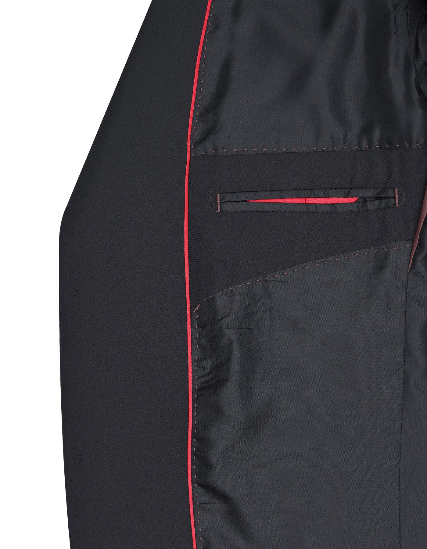 Black Plain Suit ST2686C-42