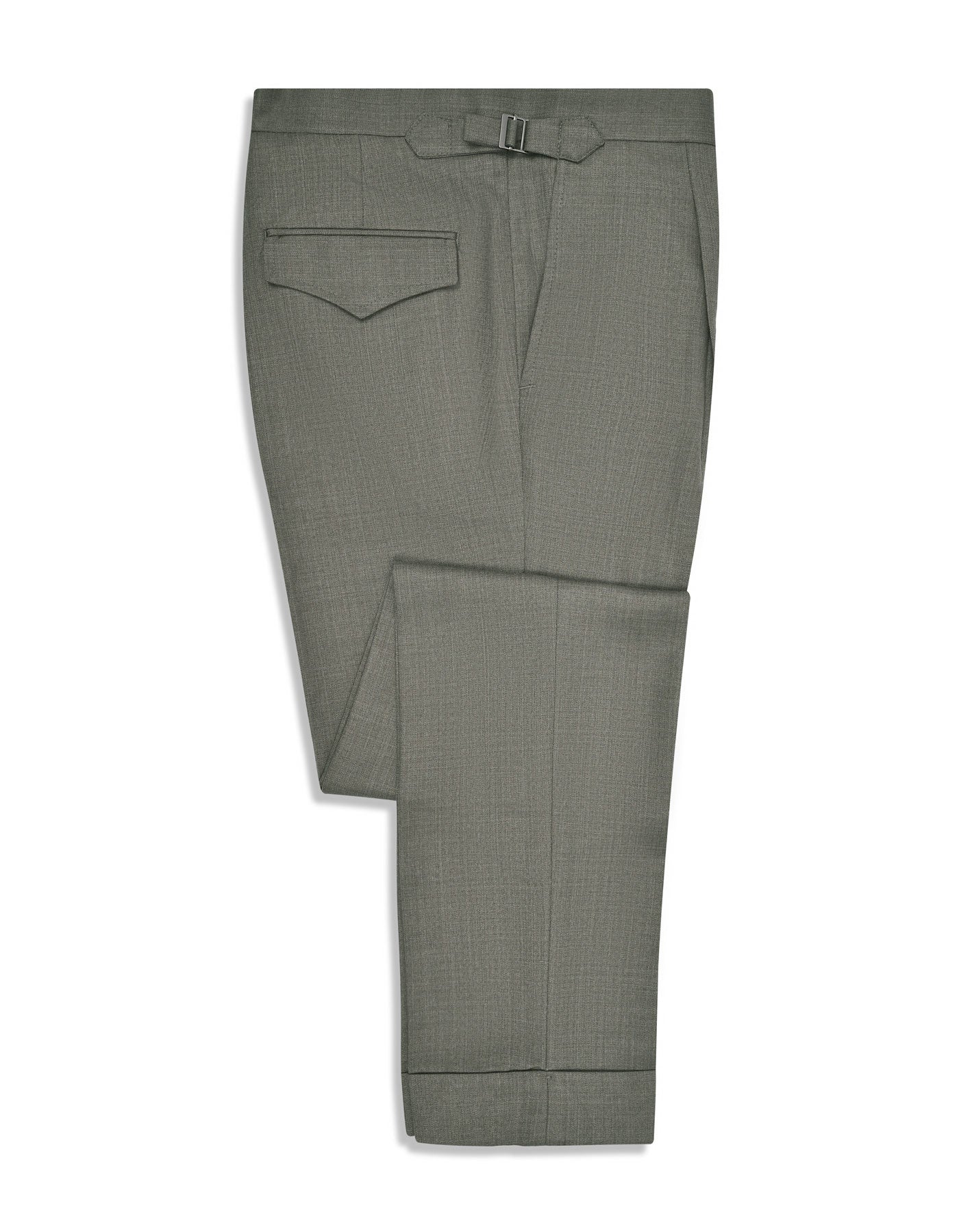 L Olive Plain Formal Trouser Classic Fit FT510C-34