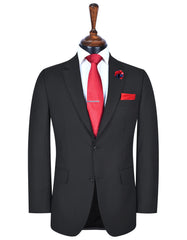 Black Plain Suit ST2686S-34