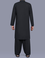 Black Plain Kameez Shalwar KS2673R-L