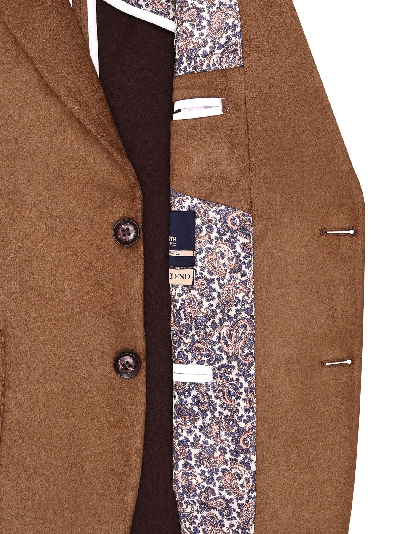 D Brown Tailored Smart Fit Coat CC2532-42
