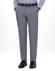 Grey Smart Fit Cotton Trouser FTC2531S-32