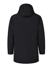 Black Plain Windbreaker Jacket