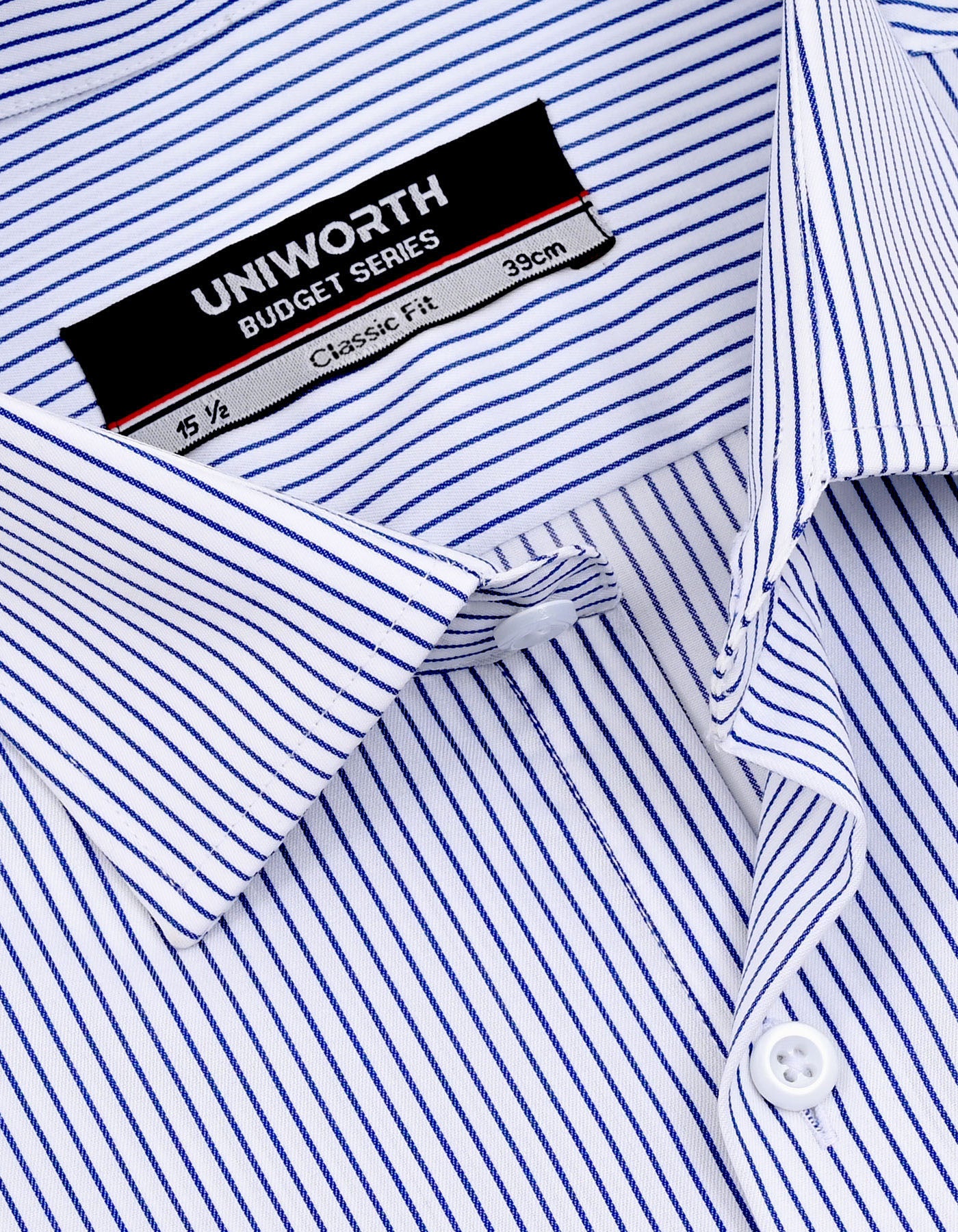 Stripe Royal Blue Classic Fit Shirt FS2934-1RF-15