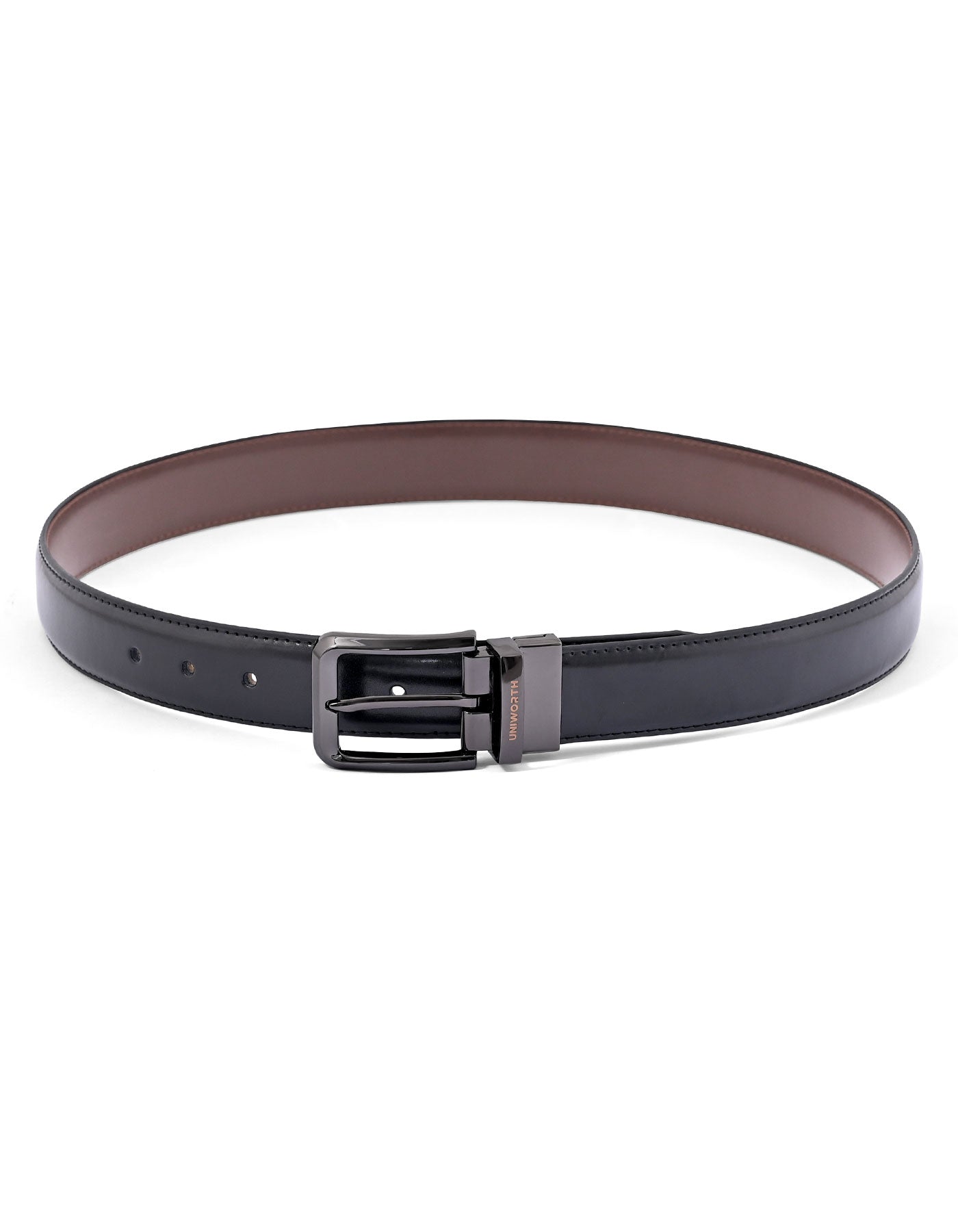 Formal Belt Premium Buckle Black BTP2605 Uniworth Double Side BTP2605-34