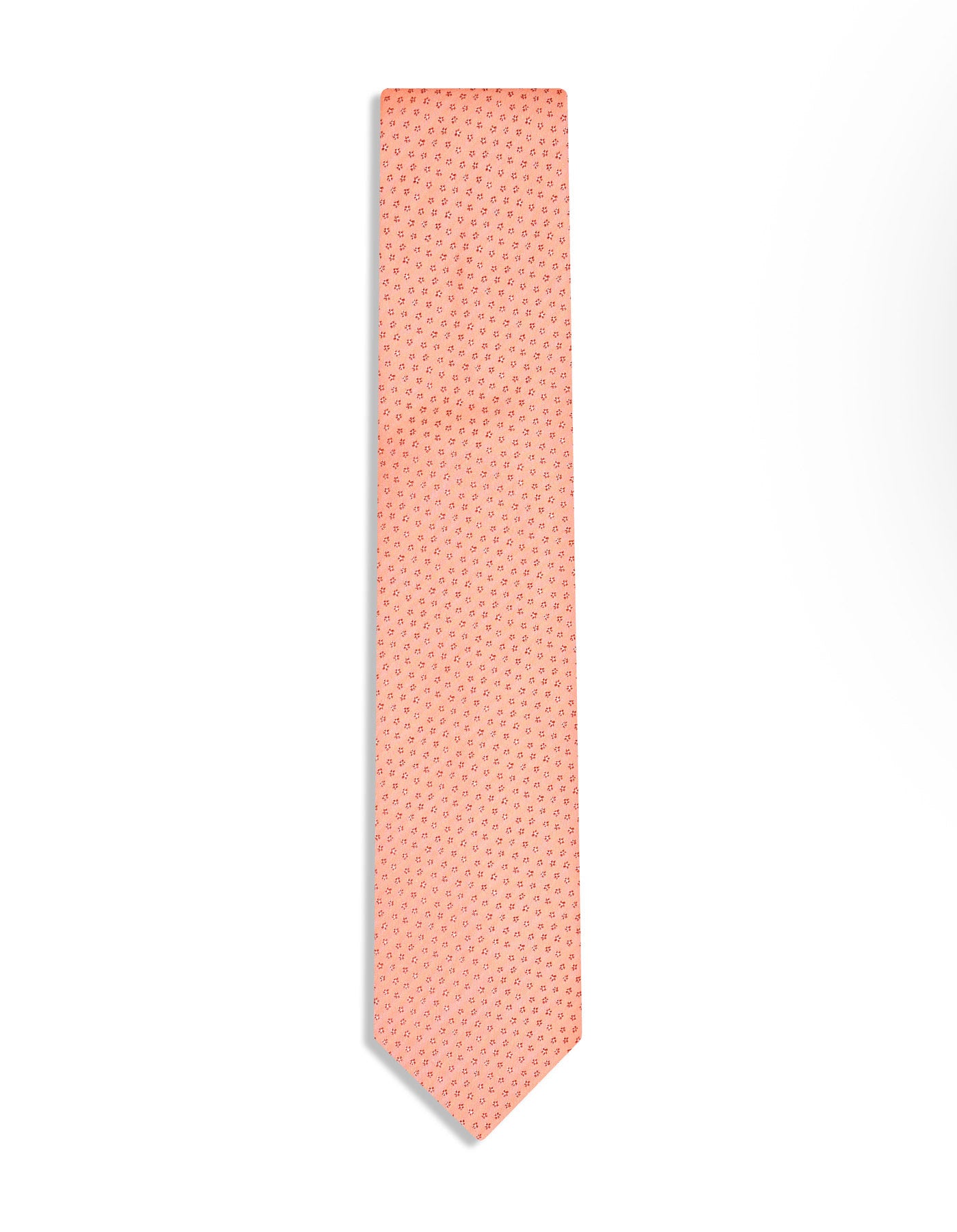 Peach Floral Tie