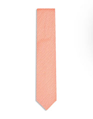 Peach Floral Tie