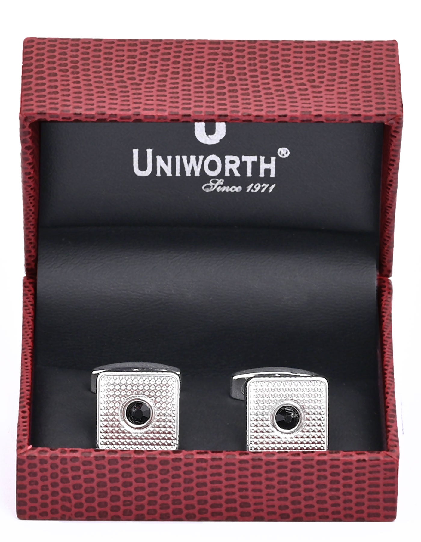 Black Geometric Cufflink