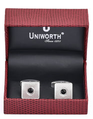 Black Geometric Cufflink
